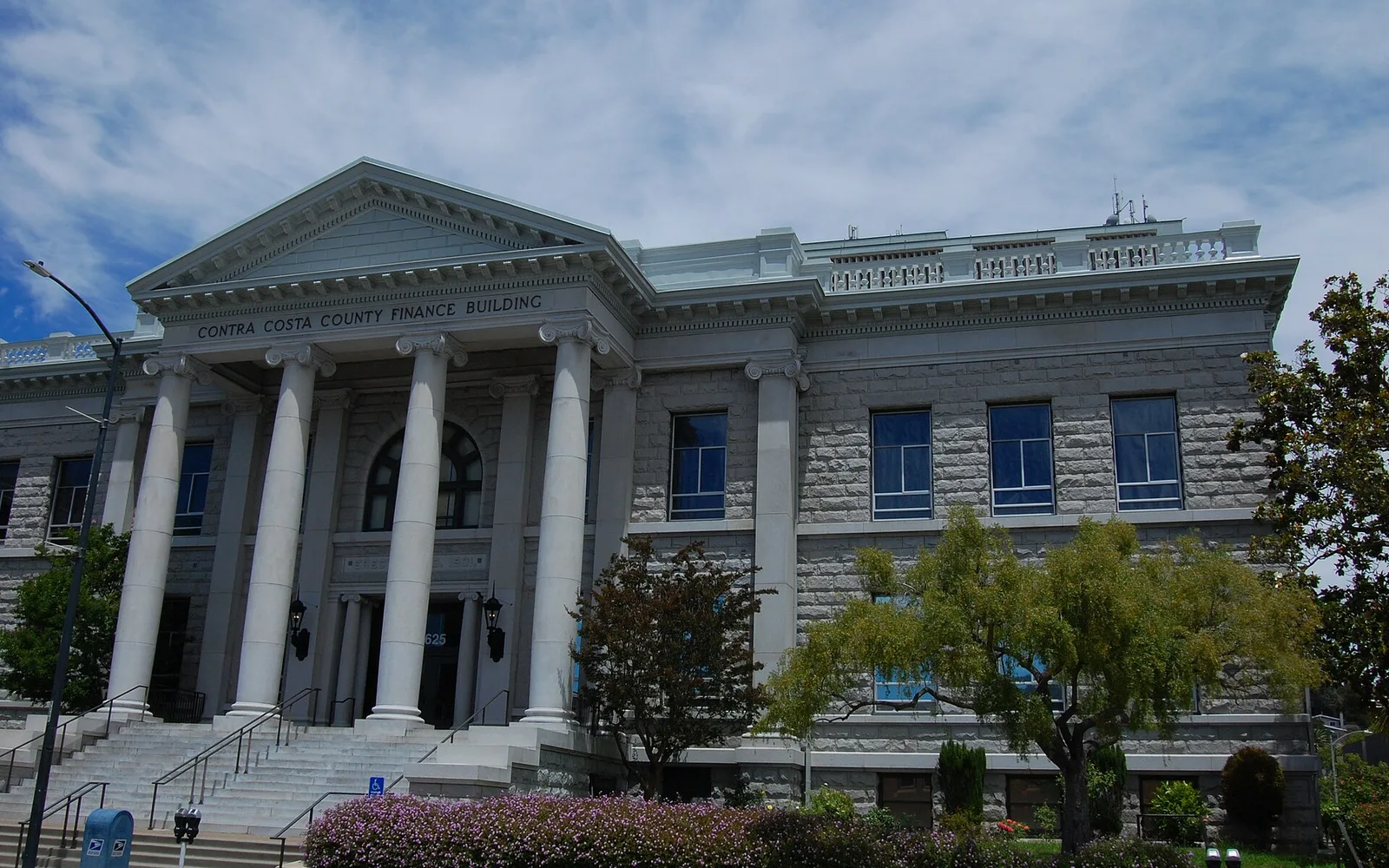 Former Contra Costa County Courthouse, now the county Finance Building, in Martinez.